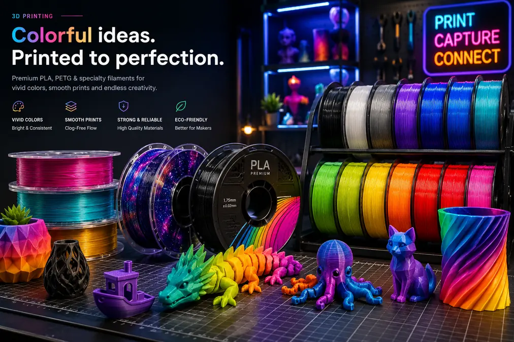 PLA and PETG filament comparison